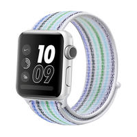 Lightweight Breathable Woven Nylon Loop Strap for iWatch FLS381001