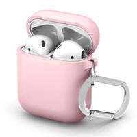 Compatible for AirPods Leather 
 Case with Keychain AP181017
