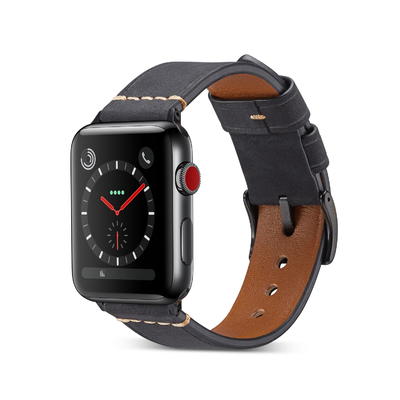 Handodo Compatible with Apple Watch Leather Band Retro Matte BLAP181050