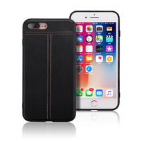 Leather back case for Apple, Samsung and Huawei GLPC018