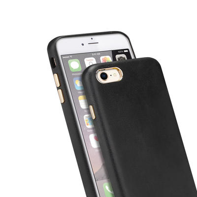 Case for Apple iPhone Smooth Genuine Leather Hard Case GLPC016